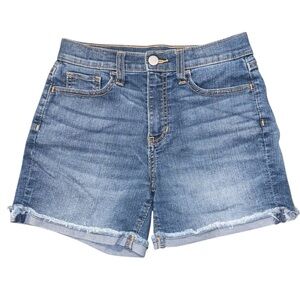 Old Navy Girls Size 12 Jean Shorts Cutoff Adjustable Waist